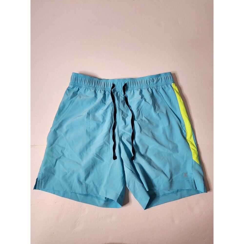 Xersion Quick Dry Shorts Mens Small Blue Drawstring Waist NWOT